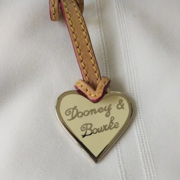 Dooney & Bourke Gold Heart Charm Hang Tag - Picture 2 of 7
